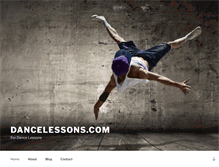 Tablet Screenshot of dancelessons.com
